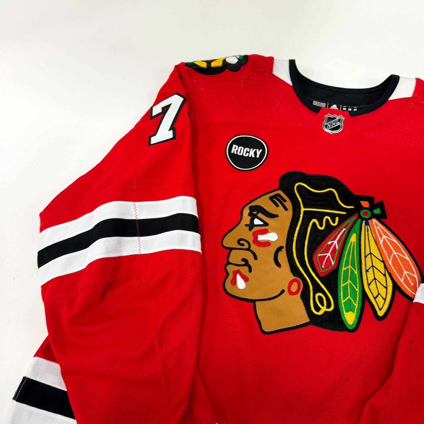 Ryan Gagnier #74 Home Chicago Blackhawks Team Issued Jersey 2023-2024 | 25592