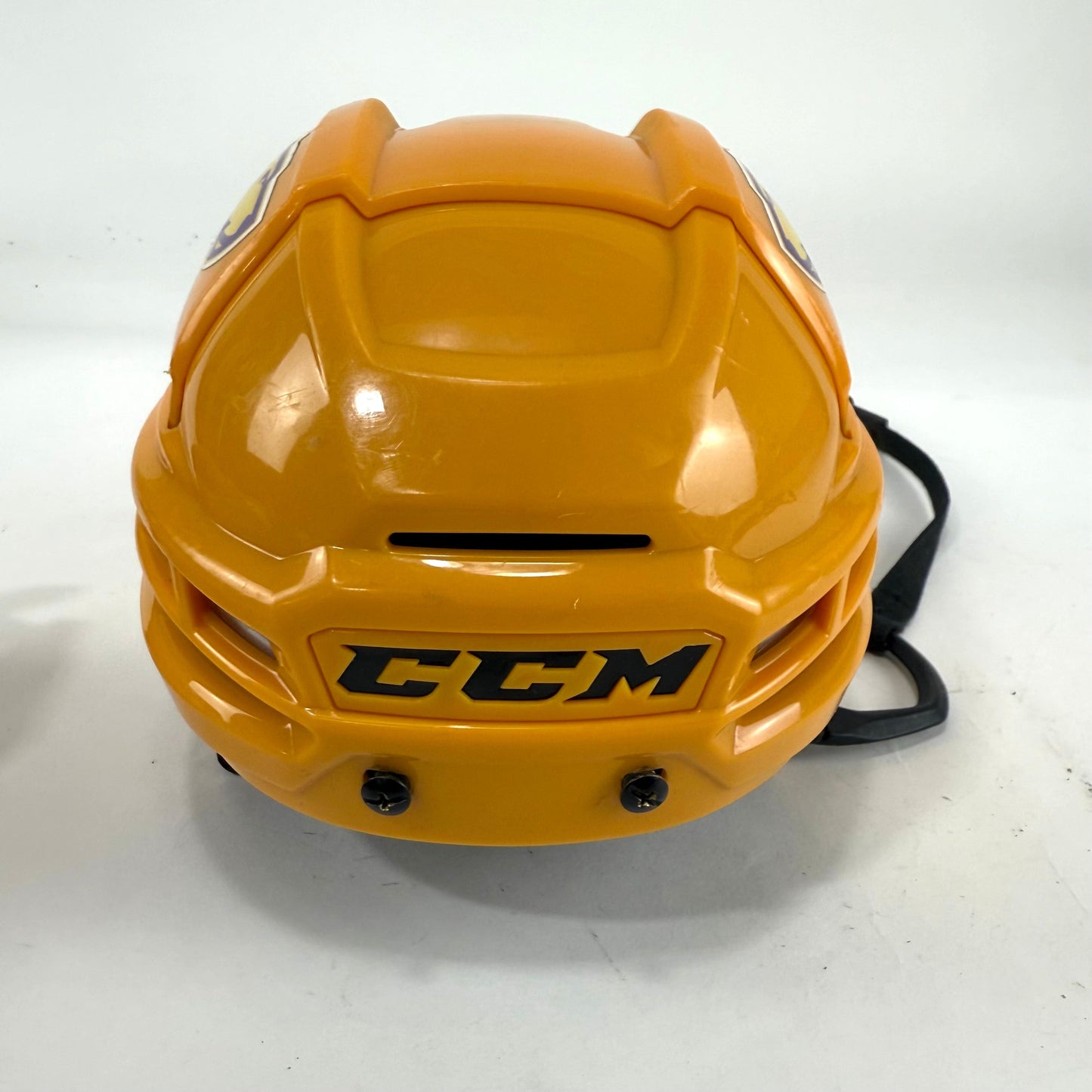 Used Sunflower Yellow CCM Tacks 910 Helmet | Small | E504 - Top Flight Hockey