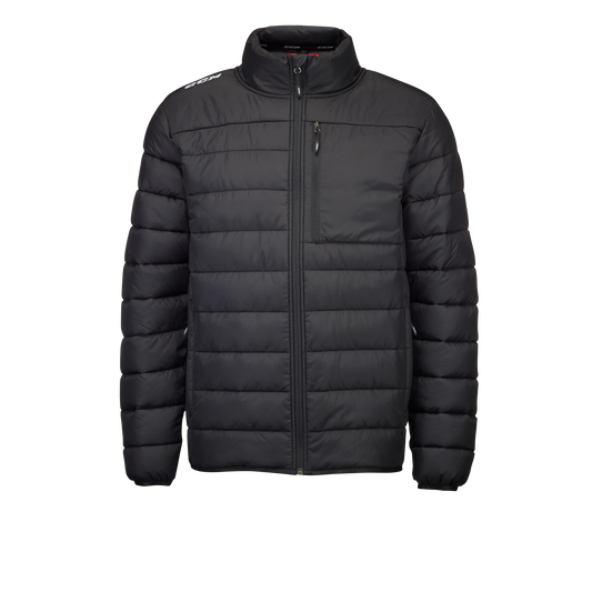 New CCM Black Team Quilted Winter Jacket | Youth L | #191520014674 - Top Flight Hockey