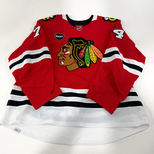 Ryan Gagnier #74 Home Chicago Blackhawks Team Issued Jersey 2023-2024 | 25592