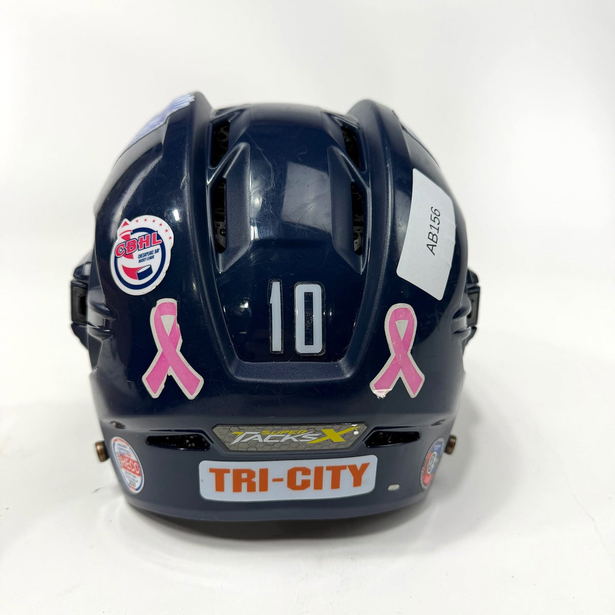 Used Navy CCM Tacks X Helmet | Medium | AB156 - Top Flight Hockey