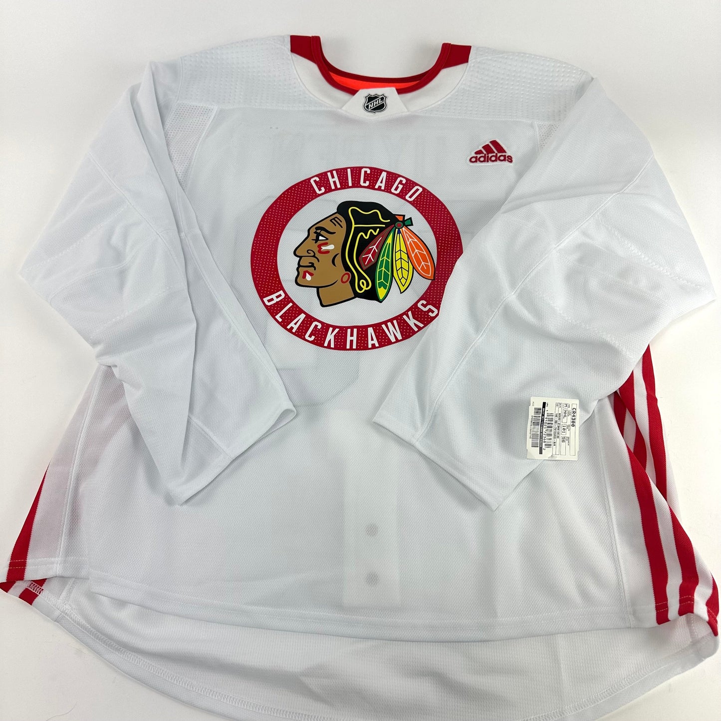 LUYPEN #73 - NEW - White Chicago Blackhawks Camp / Practice Jersey - Adidas MIC Size 56