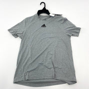 Brand New Grey Adidas Dri Fit Short Sleeve Shirt | Senior Medium - Top Flight Hockey