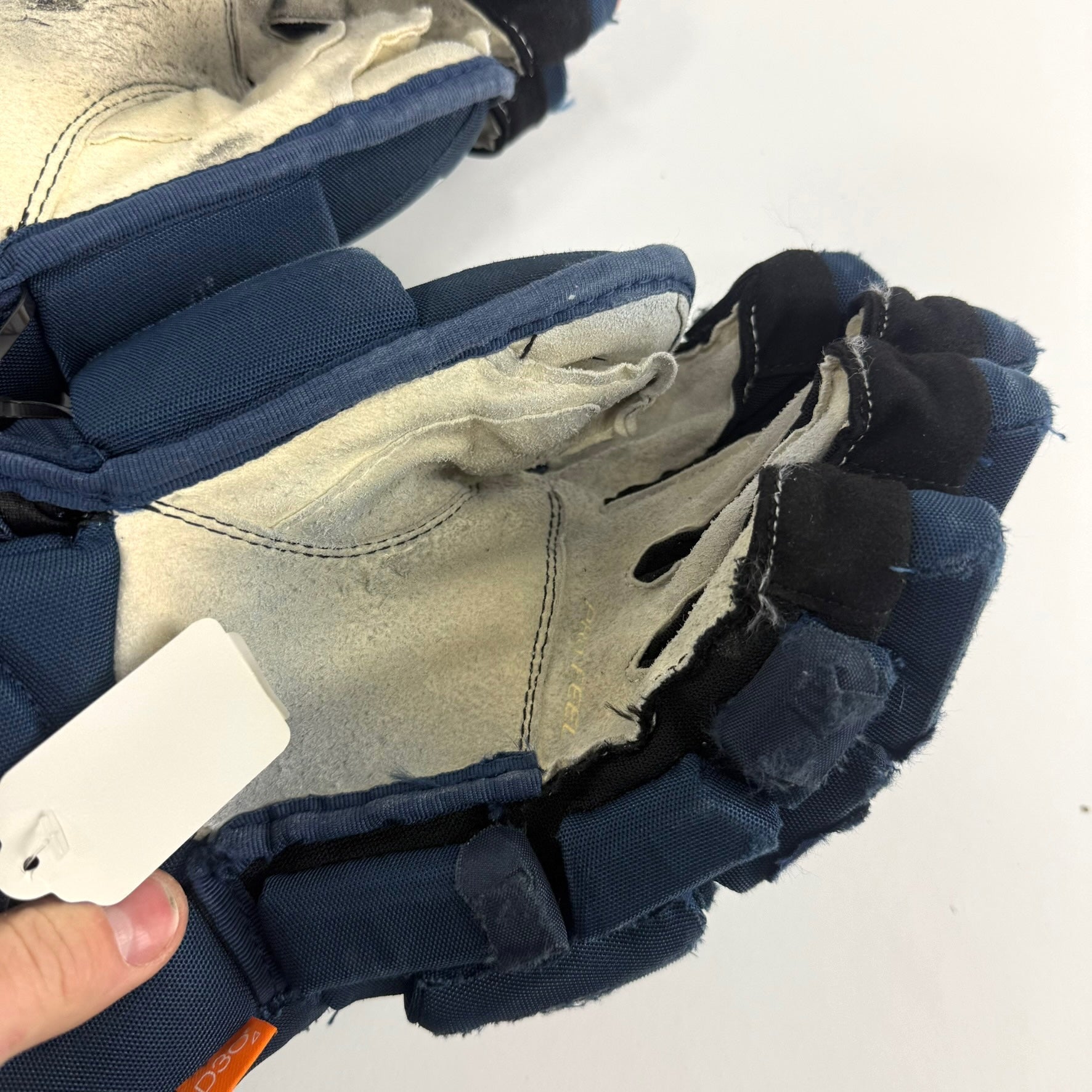 Used Navy CCM Jetspeed Pro Gloves | 14" | D379