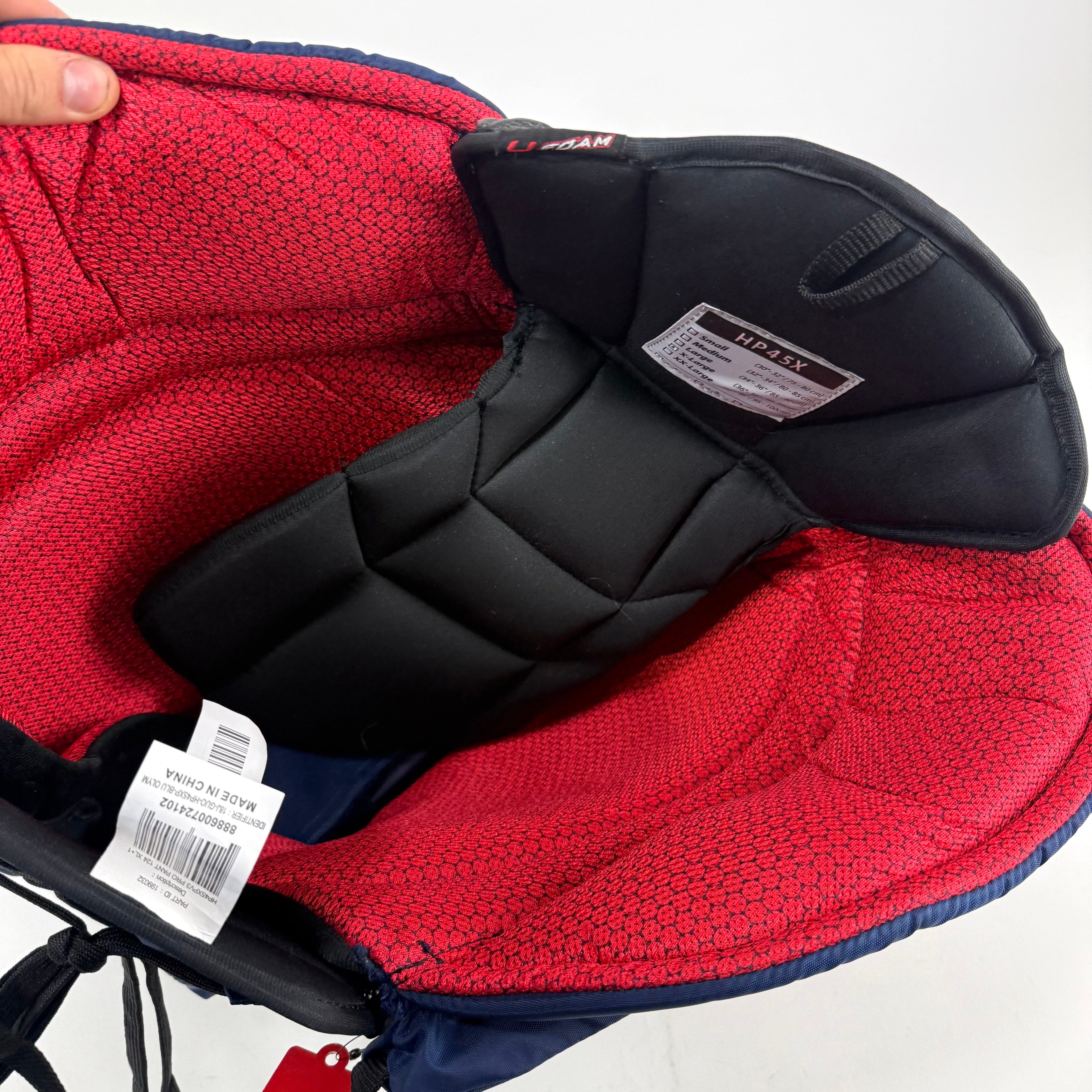 New Navy Edmonton Oilers CCM HP45X Pants | XL+1 - Top Flight Hockey