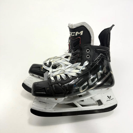 Used Black CCM Jetspeed FT6 Pro Skates | 9 3/4 D | Chicago Blackhawks Jason Dickinson | BH306 - Top Flight Hockey
