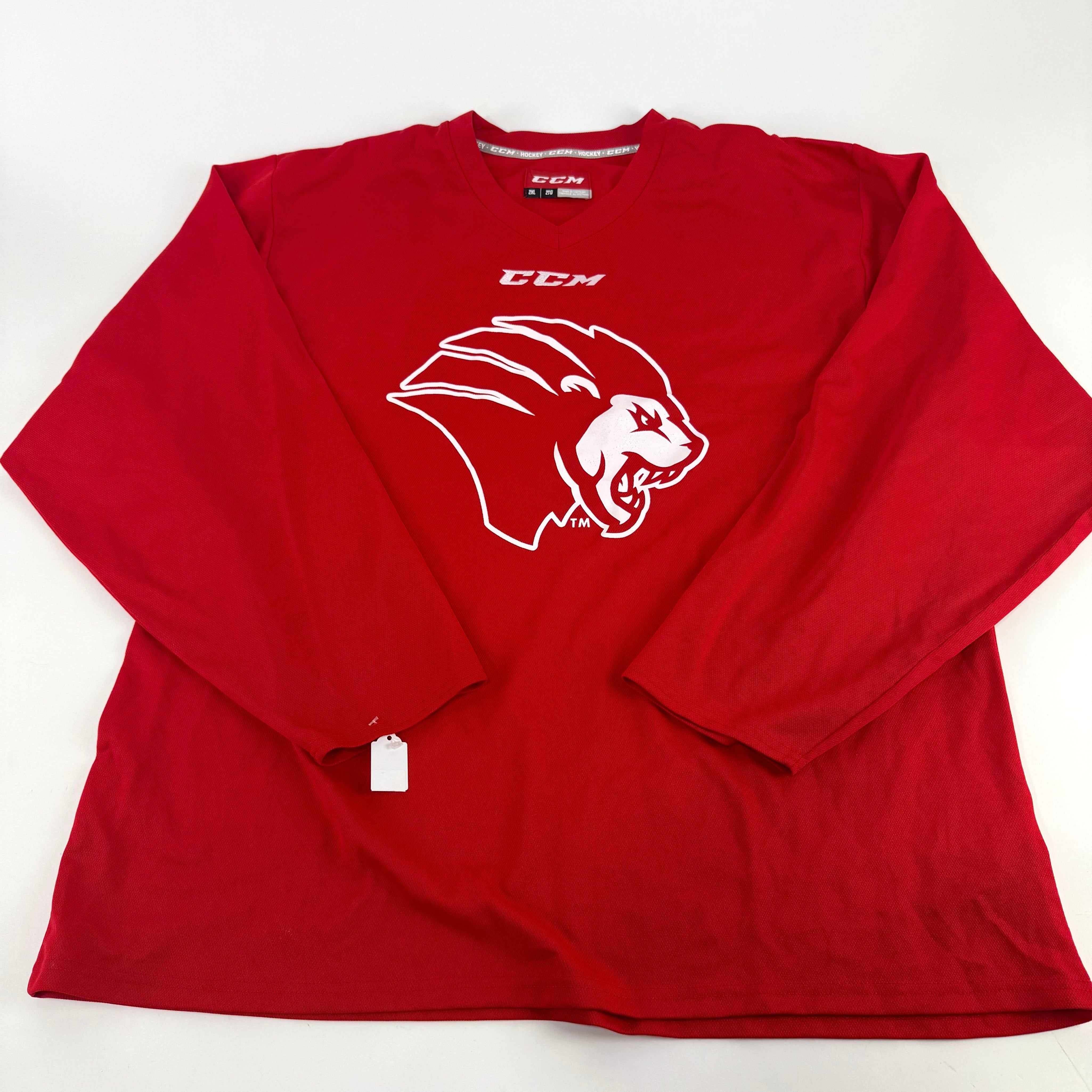 Used Red Purdue Northwest CCM Practice Jersey | XXL | K383 - Top Flight Hockey