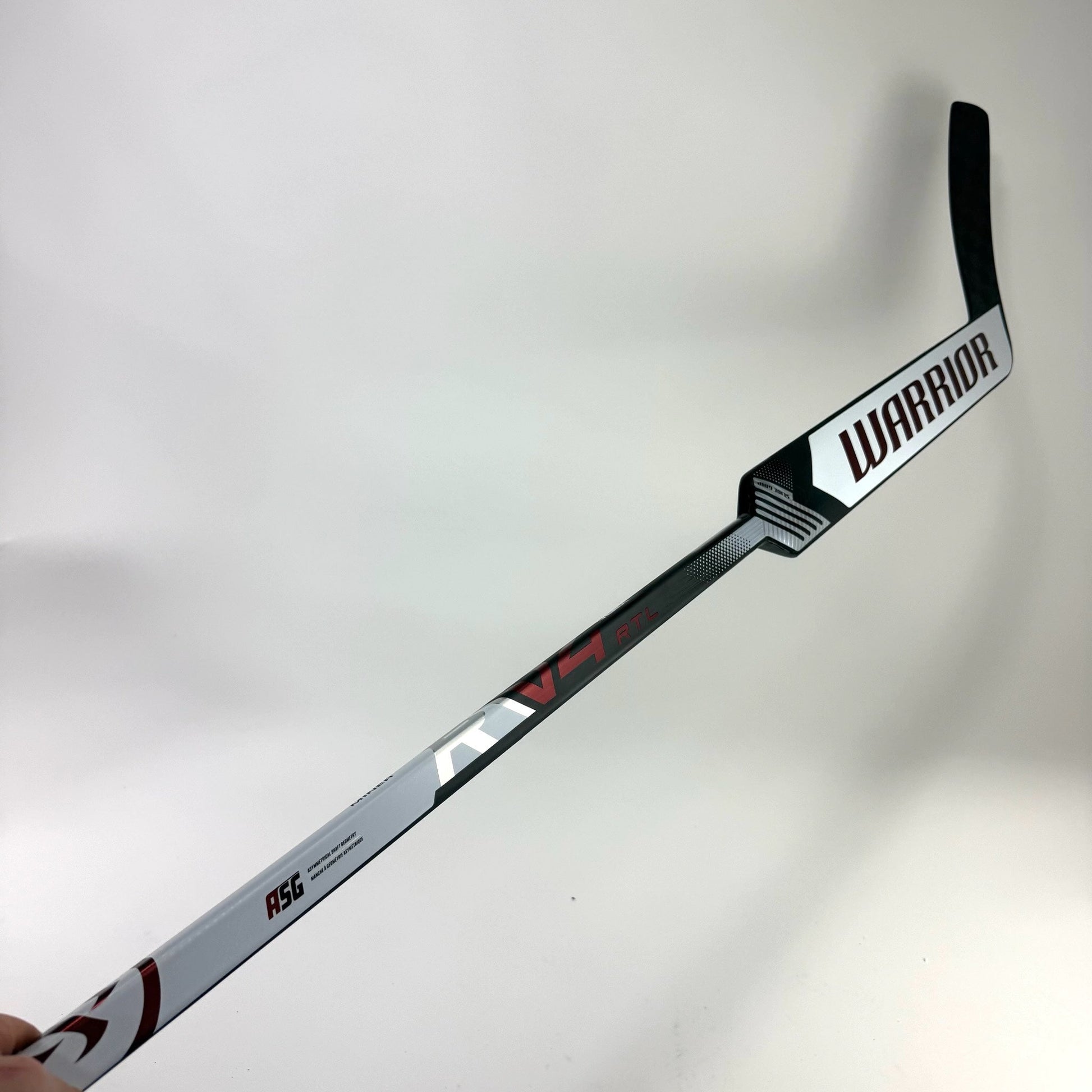 New Regular White/Black/Maroon Warrior Ritual V4 | 26" Paddle W31 Curve | Miner | J791 - Top Flight Hockey