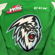 Brand New Size 54 Green Winnipeg Ice CCM Quickite Practice Jersey - MIC Made in Canada