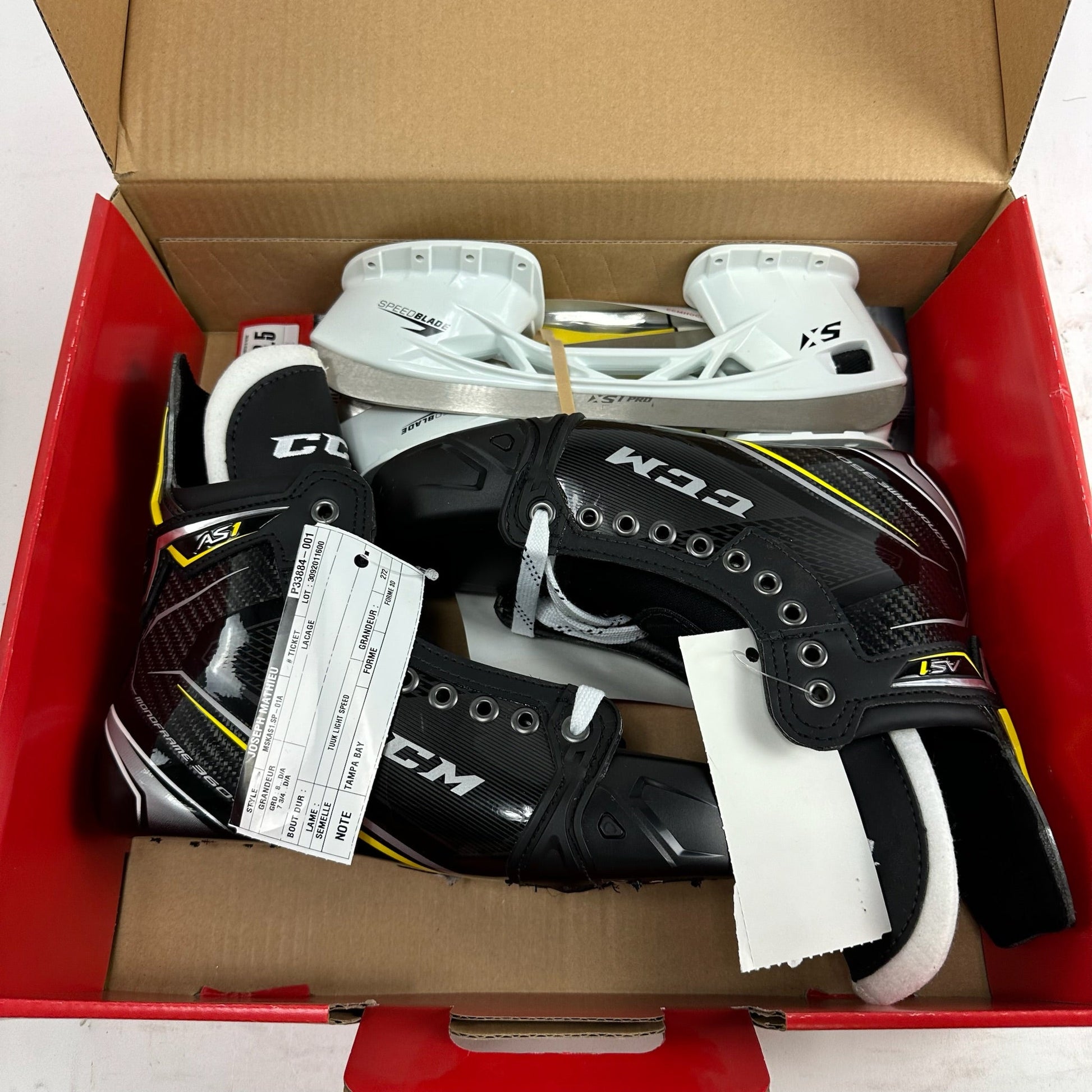 New CCM SuperTacks AS1 Skates | Size 8 D | M332 - Top Flight Hockey