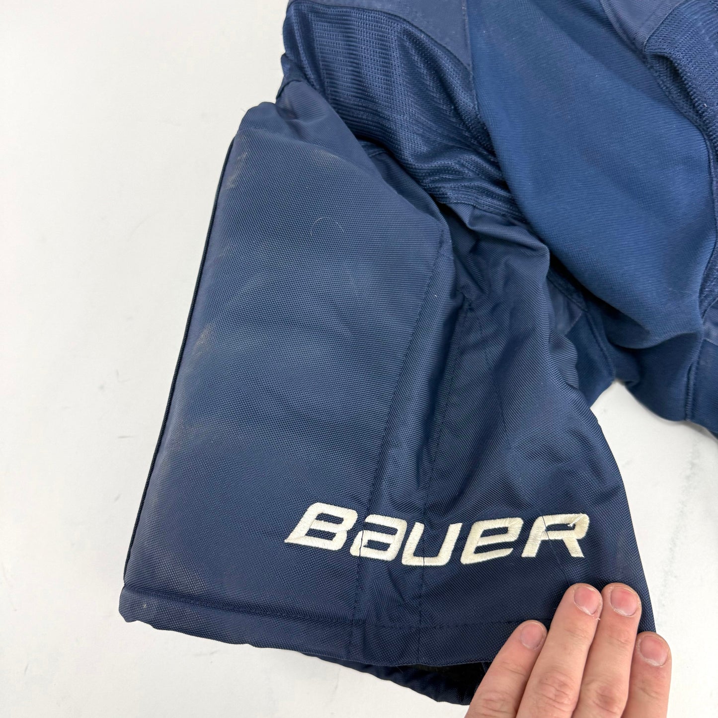 Used Navy STL Blues Bauer Nexus Pro Lite Pants | Large | R581