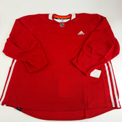 Brand New MIC Red Adidas PRIMEGREEN Practice Jersey - Size 60 - Top Flight Hockey