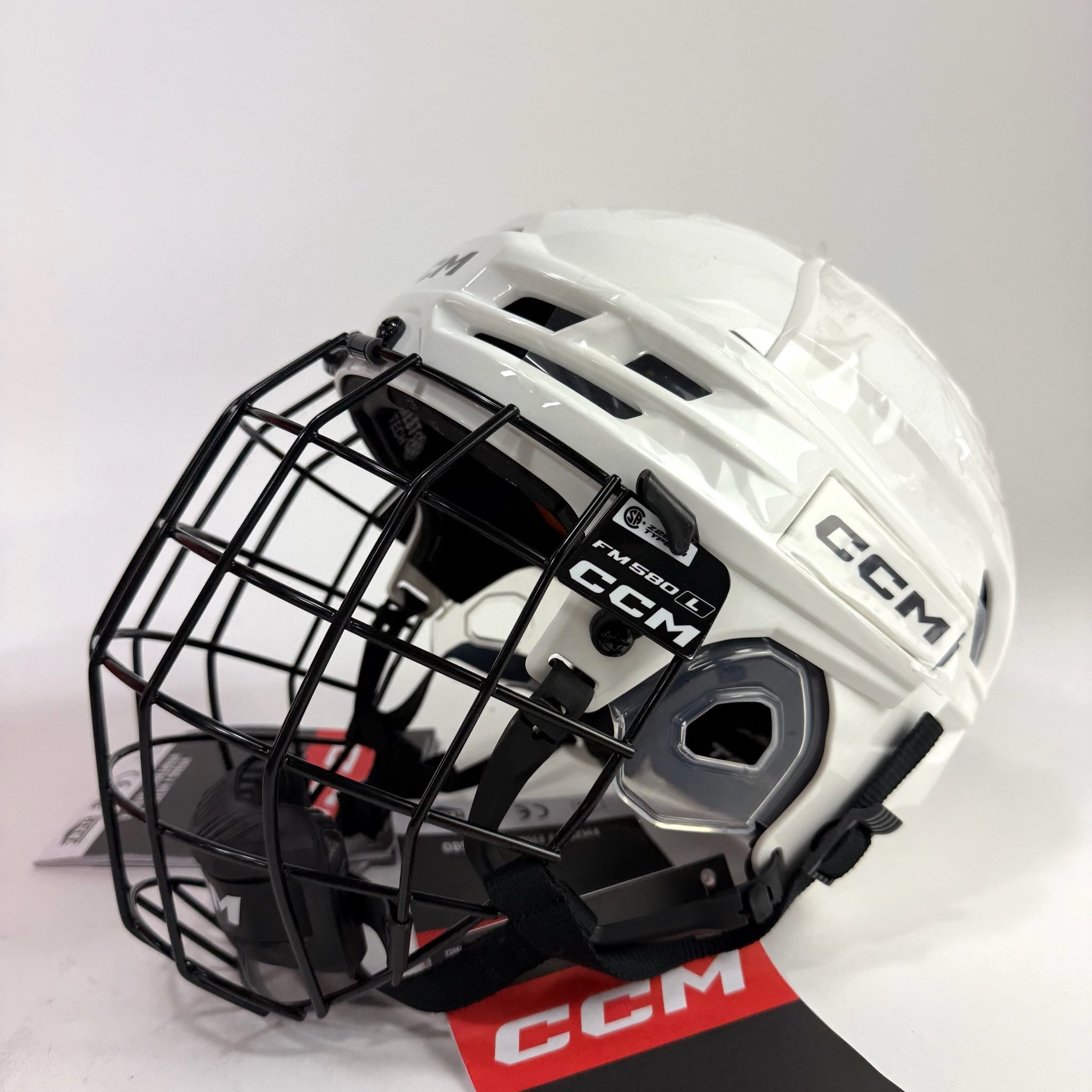 New White CCM Tacks 720 Combo | Large - Top Flight Hockey
