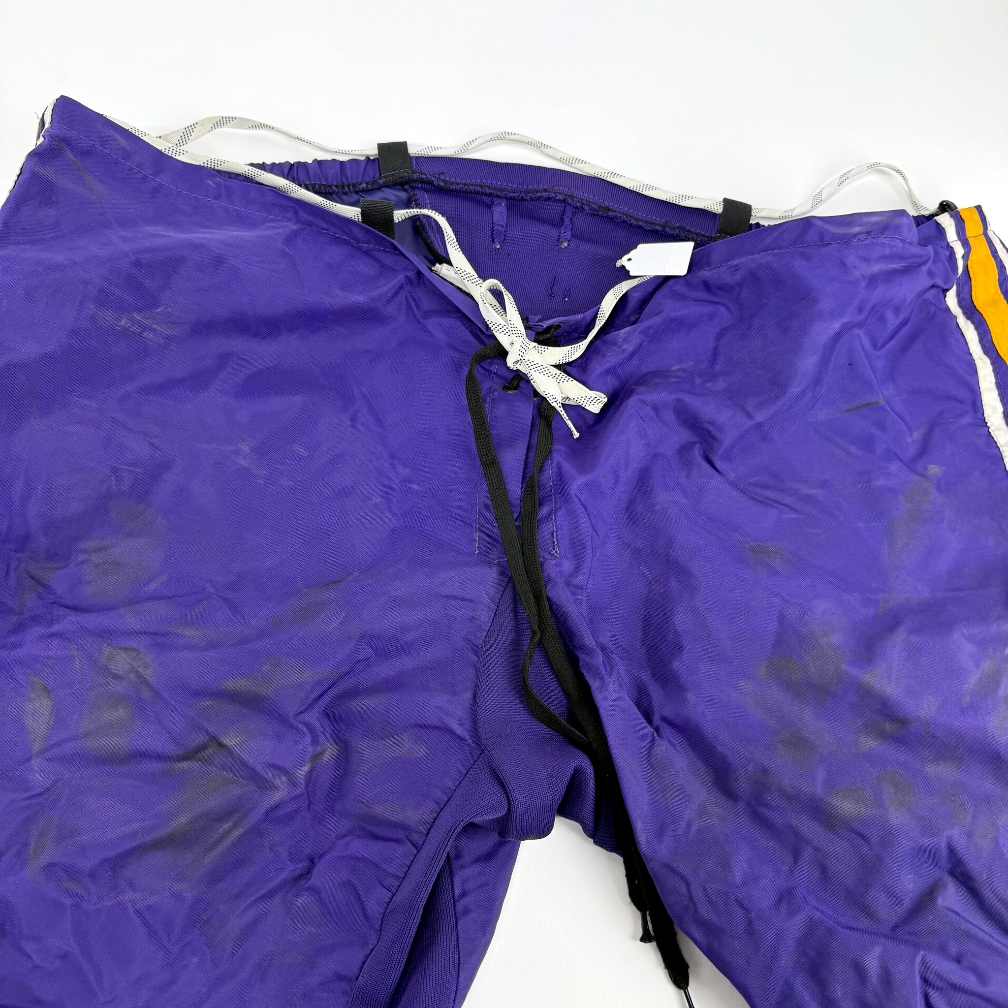 Used Purple and Yellow CCM PP10 Goalie Shell | Sr Large/XL | E347