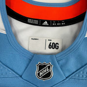 Brand New MIC Baby Blue Adidas Practice Jersey - Size 60G - Top Flight Hockey
