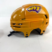 Used Sunflower Yellow CCM Tacks 910 Helmet | Medium | E503
