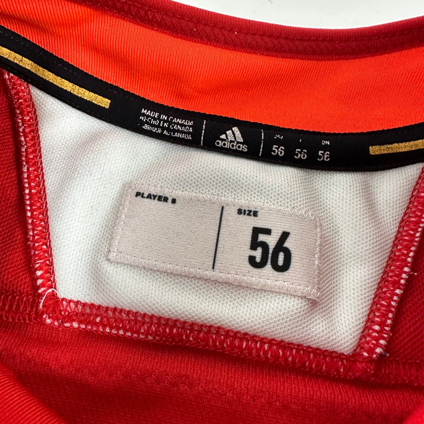 SAARELA #26 - Red Chicago Blackhawks Practice Jersey - Adidas MIC Size 56