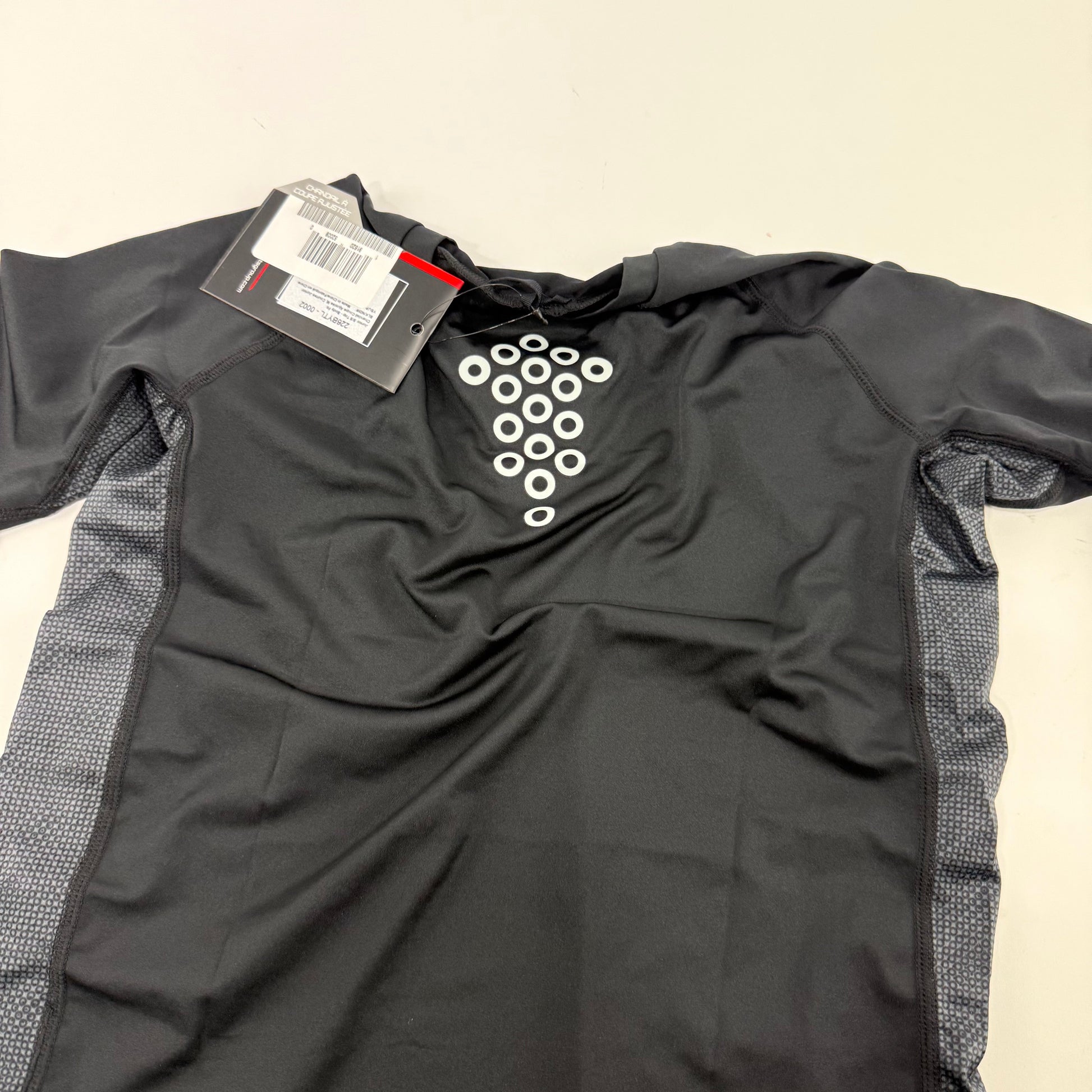 New Black Youth Short Sleeve Body Fit Shirt | Youth S | #191520520090 - Top Flight Hockey