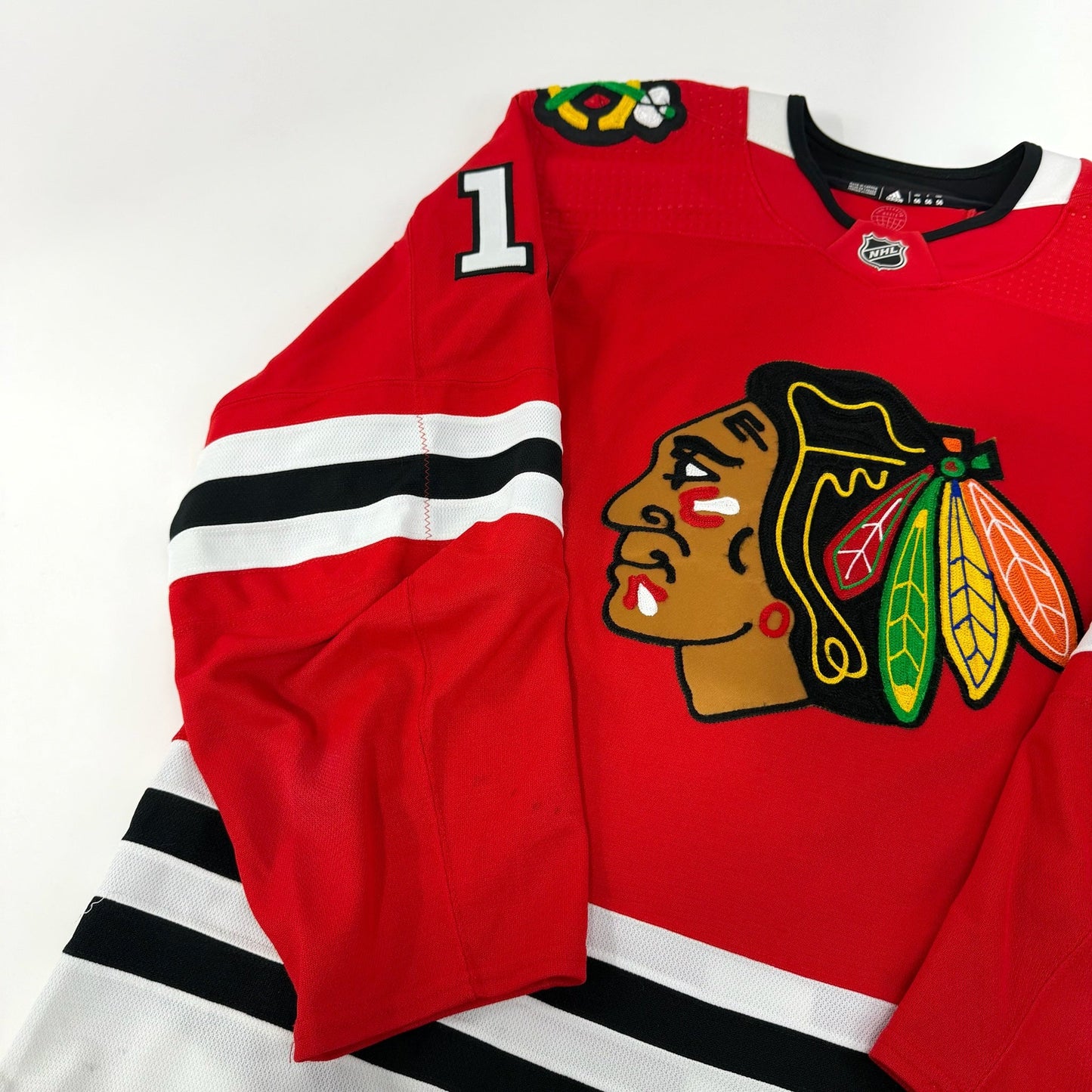 Taylor Raddysh #11 Home Chicago Blackhawks Game Worn Jersey 2022-2023, Set 1 | 9943-25493