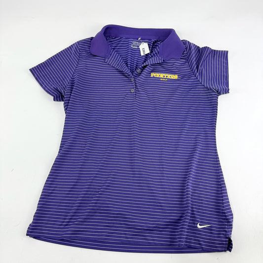 Used Womens Purple Nike UWSP Pointers Golf Polo | Womens Large | E303 - Top Flight Hockey