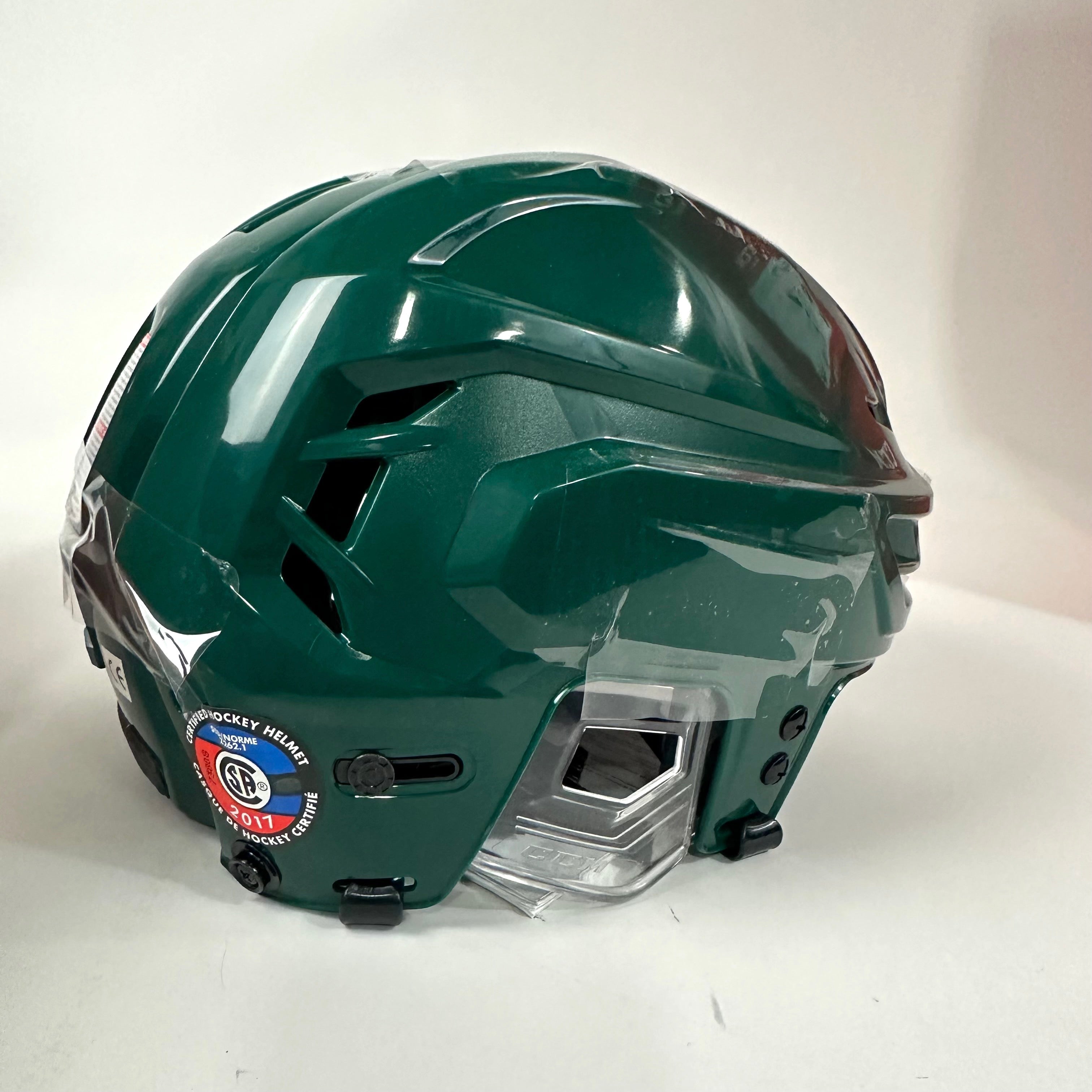 Brand New CCM Resistance Helmet in Box - Dark Green - Medium #CCM405