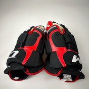 Brand New Black and Red CCM HGCLPP Gloves Rockford Icehogs 15"