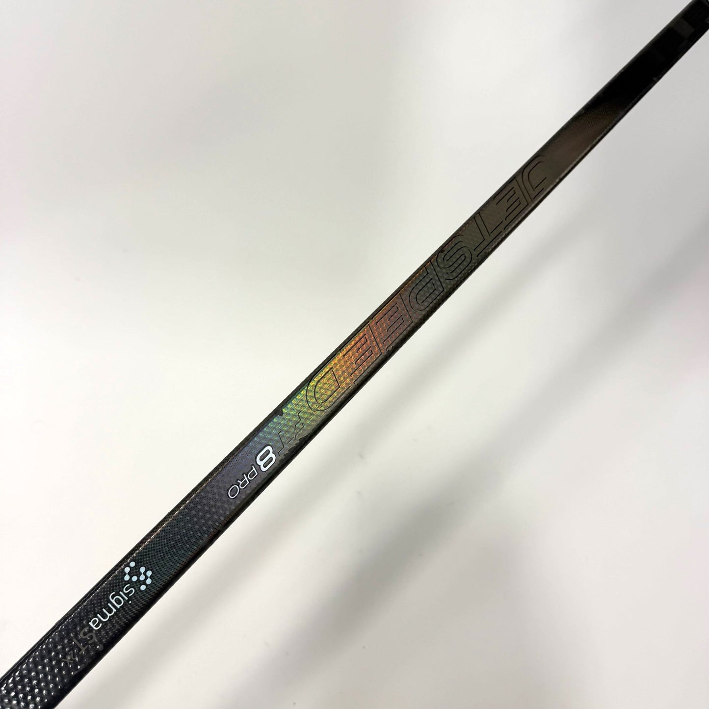 Used Left Black CCM Jetspeed FT8 Pro | 65 Flex P28 Curve Grip | AB999