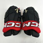 Brand New Black and Red Ottawa Senators Nick Paul CCM HGTK Gloves - 15"