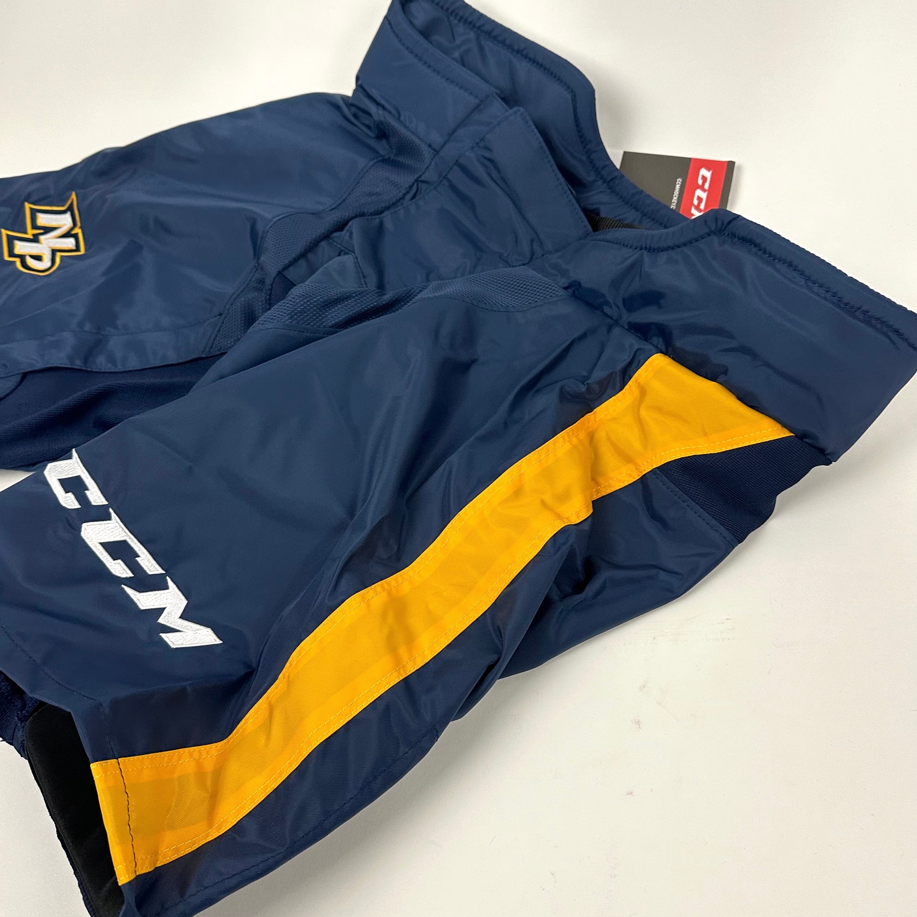 Brand New Navy and Yellow PP90cv Nashville Predators Shell - XL +1" - Top Flight Hockey