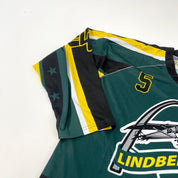 Used Green Lindbergh Hockey Jersey | Size Medium | #5