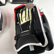 Brand New CCM Eflex 6 White, Red, and Black Full Goalie Set - 34" +1" Pads - 581 Degree Break Glove