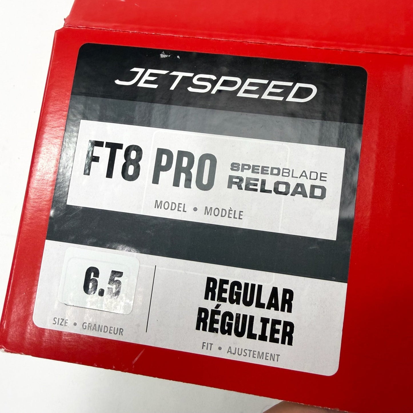 Brand New Total Custom CCM Jetspeed FT8 Pro Skates - Size 6.5 - Regular