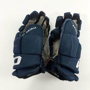 Used Navy CCM Jetspeed Pro Gloves | 14" | D356