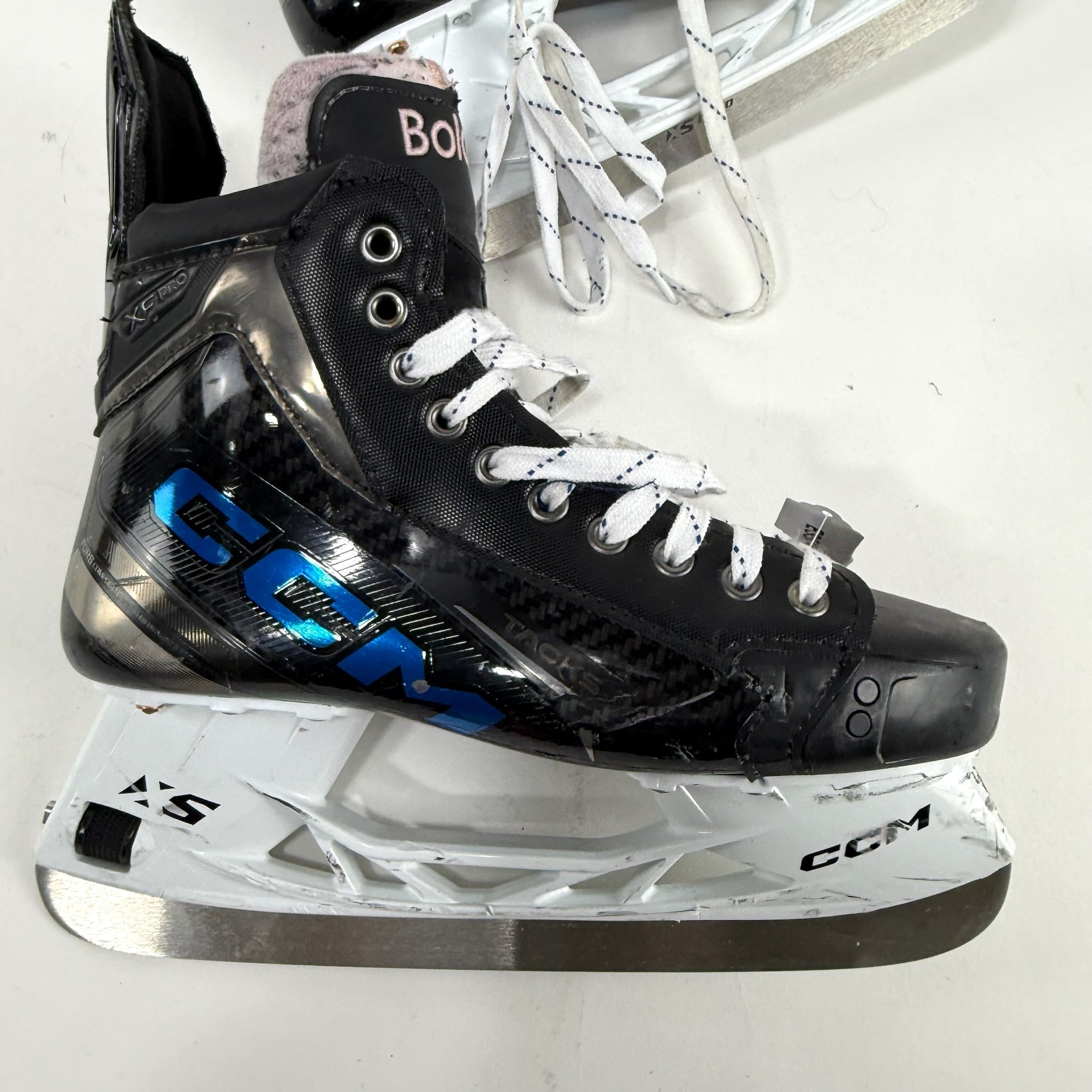 Blue CCM Tacks XF Pro Skates | 9.5 E | E353 - Top Flight Hockey