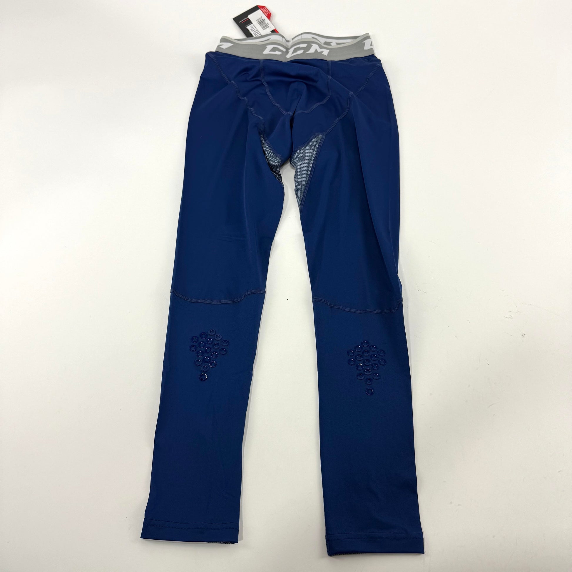 New Navy CCM Compression Pants with Grip | Senior Medium | #191520519537 - Top Flight Hockey