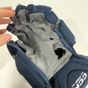 Used Navy CCM HG12 Gloves | 14" | D368