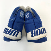 Used Royal Blue Warrior Alpha Pro Gloves | Size 14" | H31