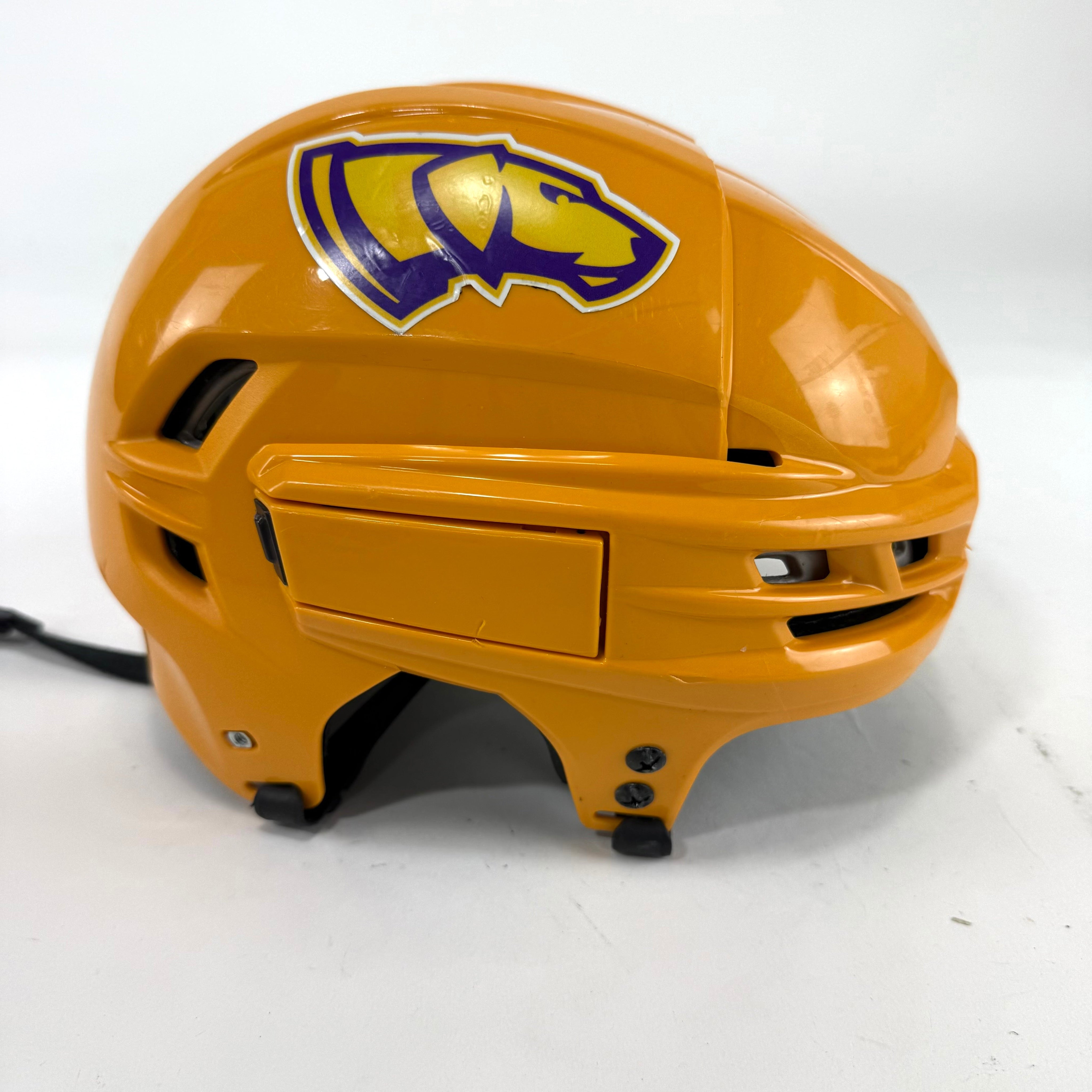 Used Sunflower Yellow CCM Tacks 910 Helmet | Small | E507 - Top Flight Hockey