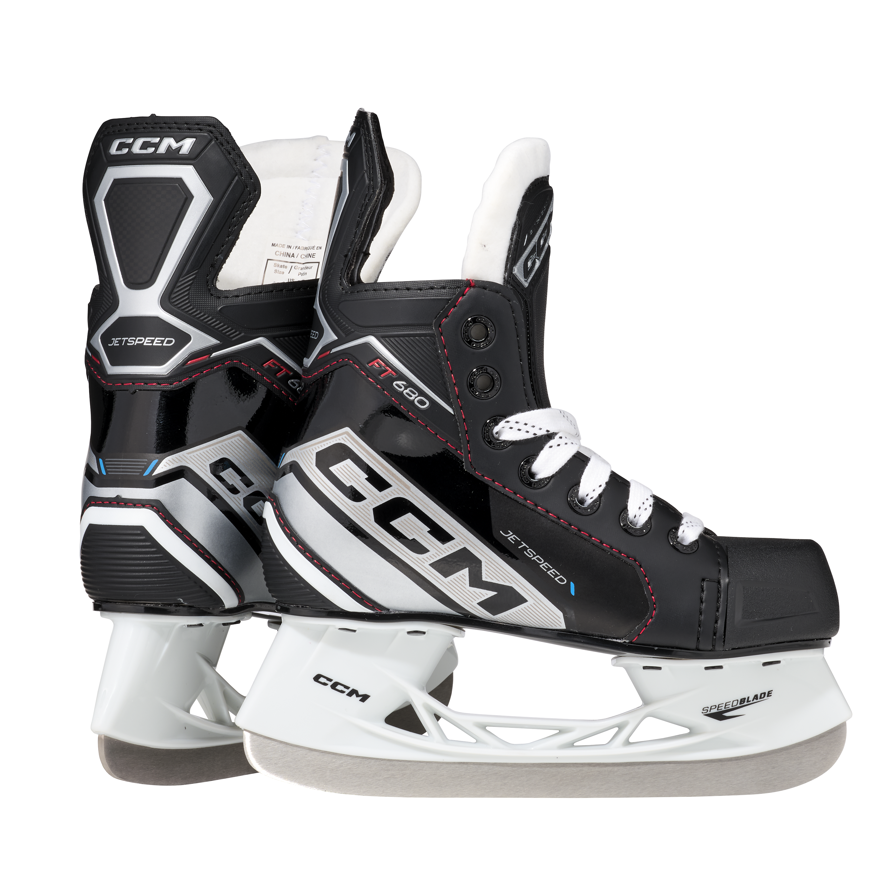 New Youth CCM Jetspeed FT680 Hockey Skates Regular Width Retail Size 12.5