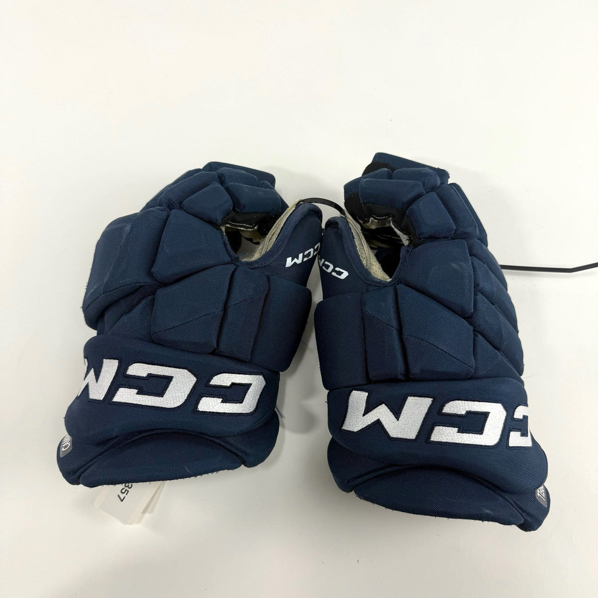 Used Navy CCM Jetspeed Pro Gloves | 14" | D357 - Top Flight Hockey