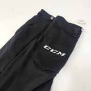 Used Black CCM Ref Pants | Medium | BH556 - Top Flight Hockey