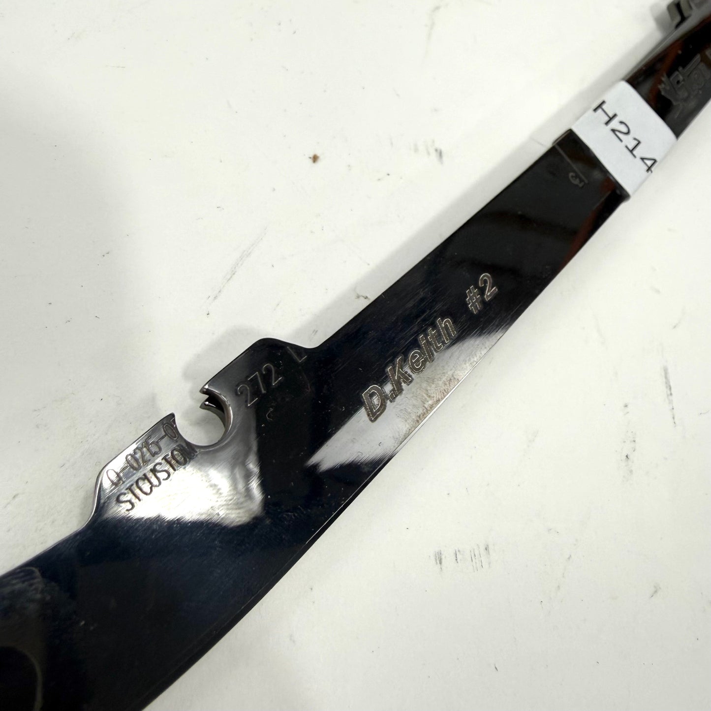 Used Bauer Tuuk 2 Bolt Step Black Steel | 272mm | Chicago Blackhawks Duncan Keith #2 | BH214 - Top Flight Hockey