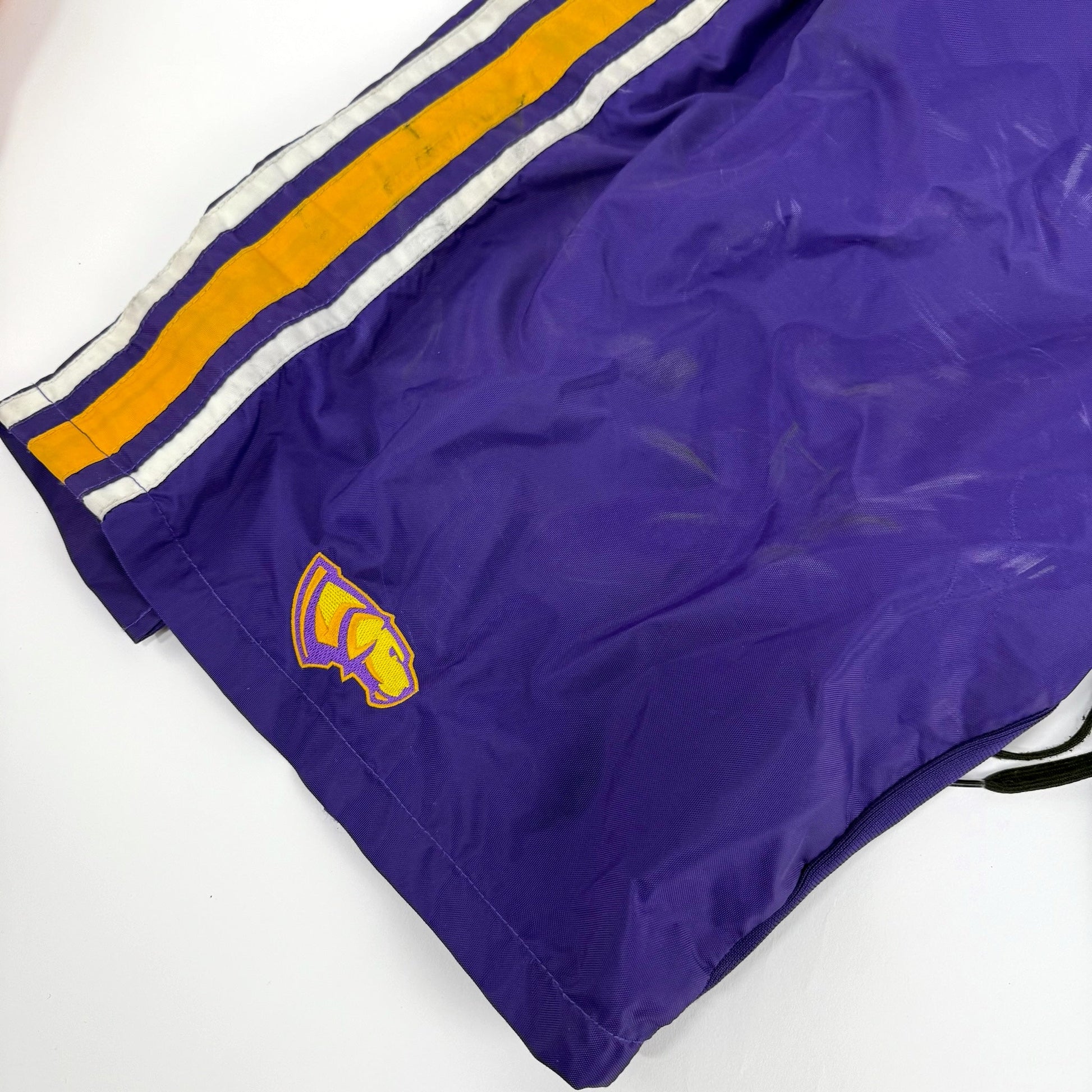 Used Purple and Yellow CCM PP10 Goalie Shell | Sr Large/XL | E356 - Top Flight Hockey