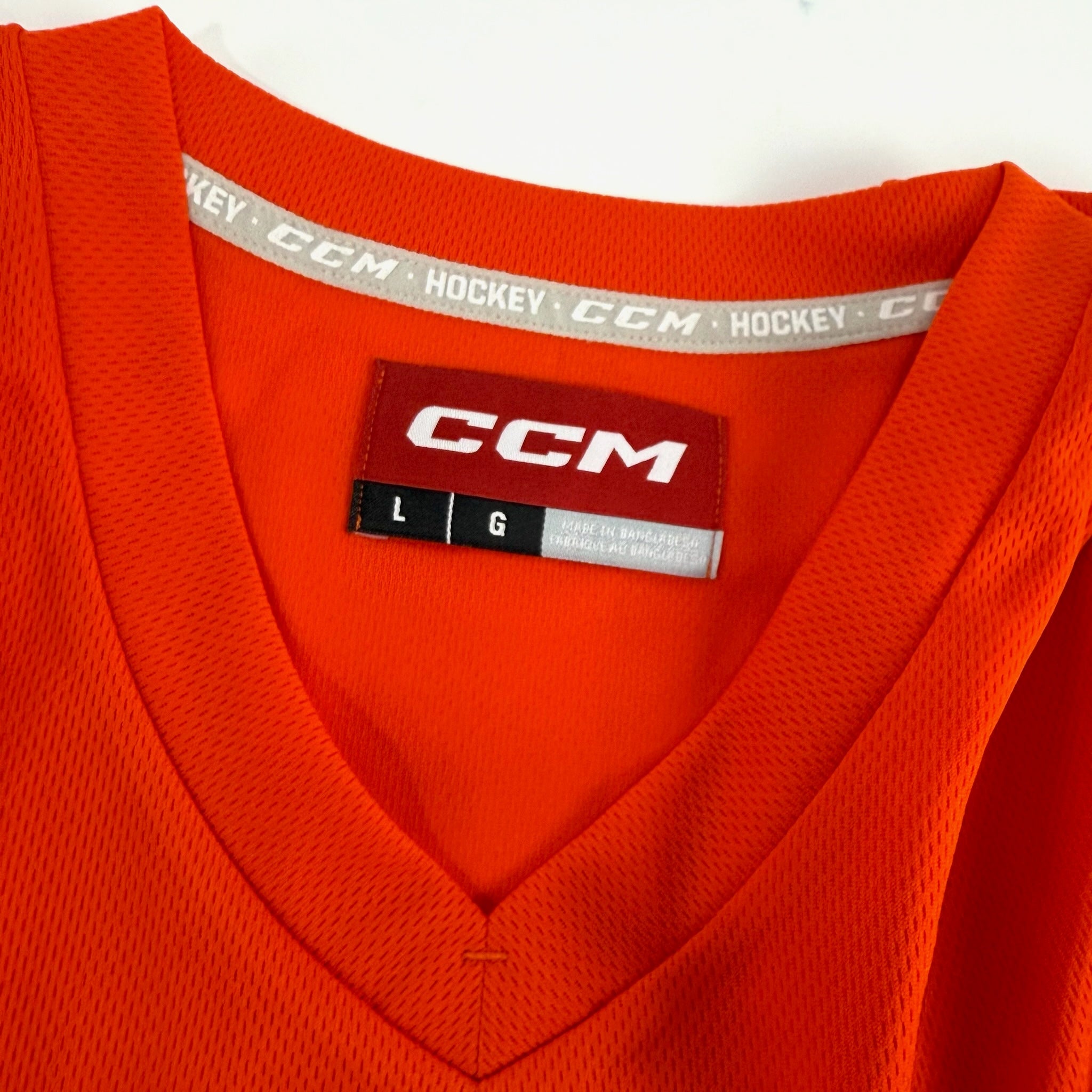 New Orange CCM Practice Jersey | Sr Large - Top Flight Hockey