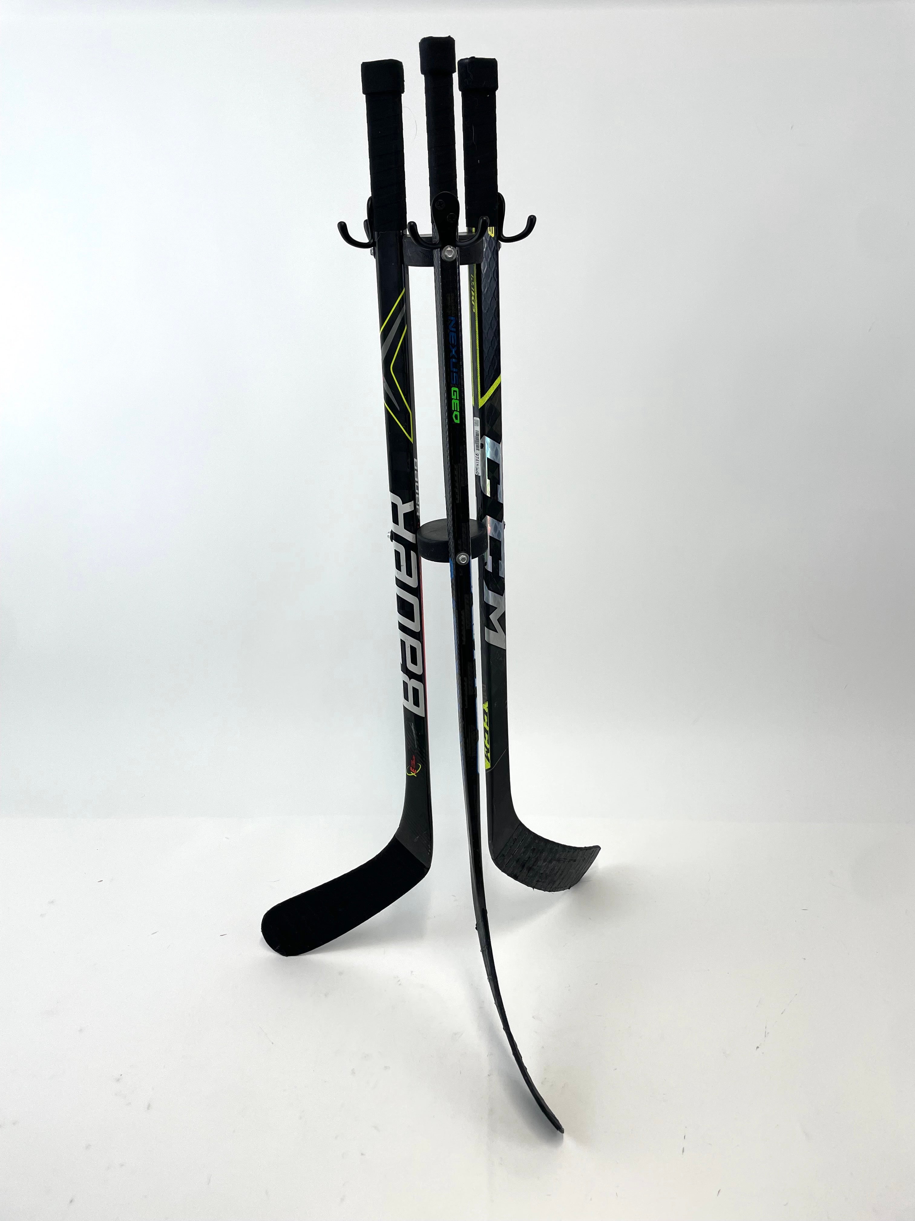 Kids Hockey Stick Coat Rack with 6 Hooks - #1