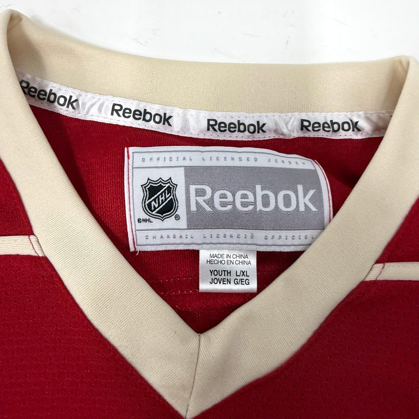 Used Minnesota Wile Reebok Jersey | Ryan Suter | Youth Large/XL | AB513