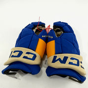 New STL Blues Heritage CCM Jetspeed Pro Gloves | 14" | Pitlick | D155 - Top Flight Hockey