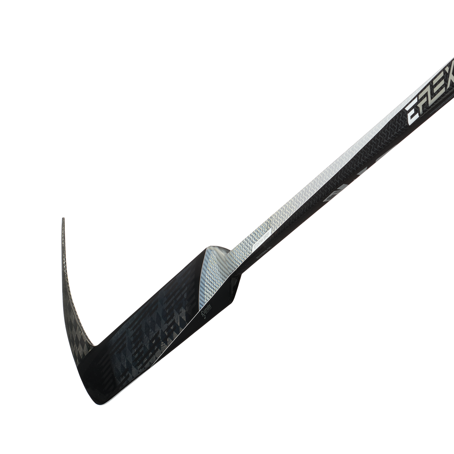 New Full Right CCM Black/White E Flex 5 Pro Goalie Stick | P4 Curve 26" | #191520207410 - Top Flight Hockey