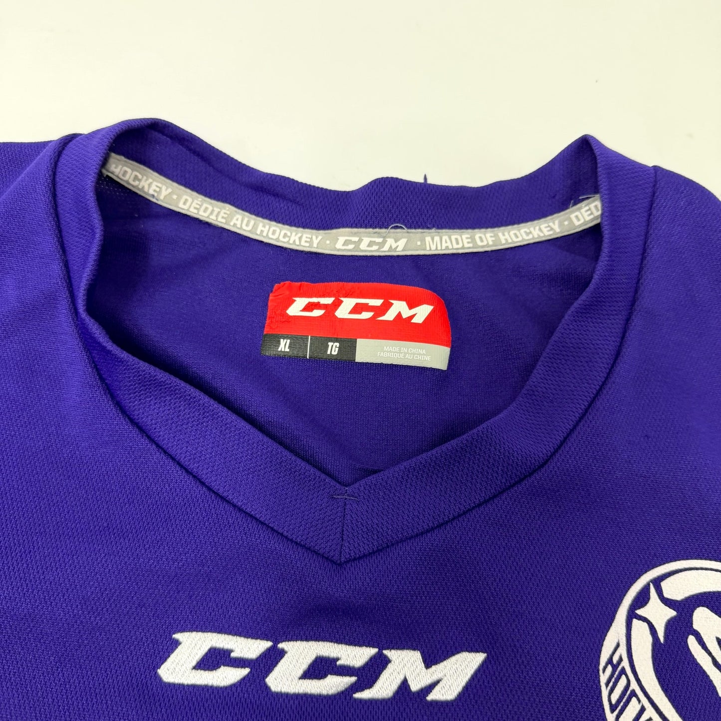 Used Purple CCM USPHL Practice Jersey | Senior XL | AB501