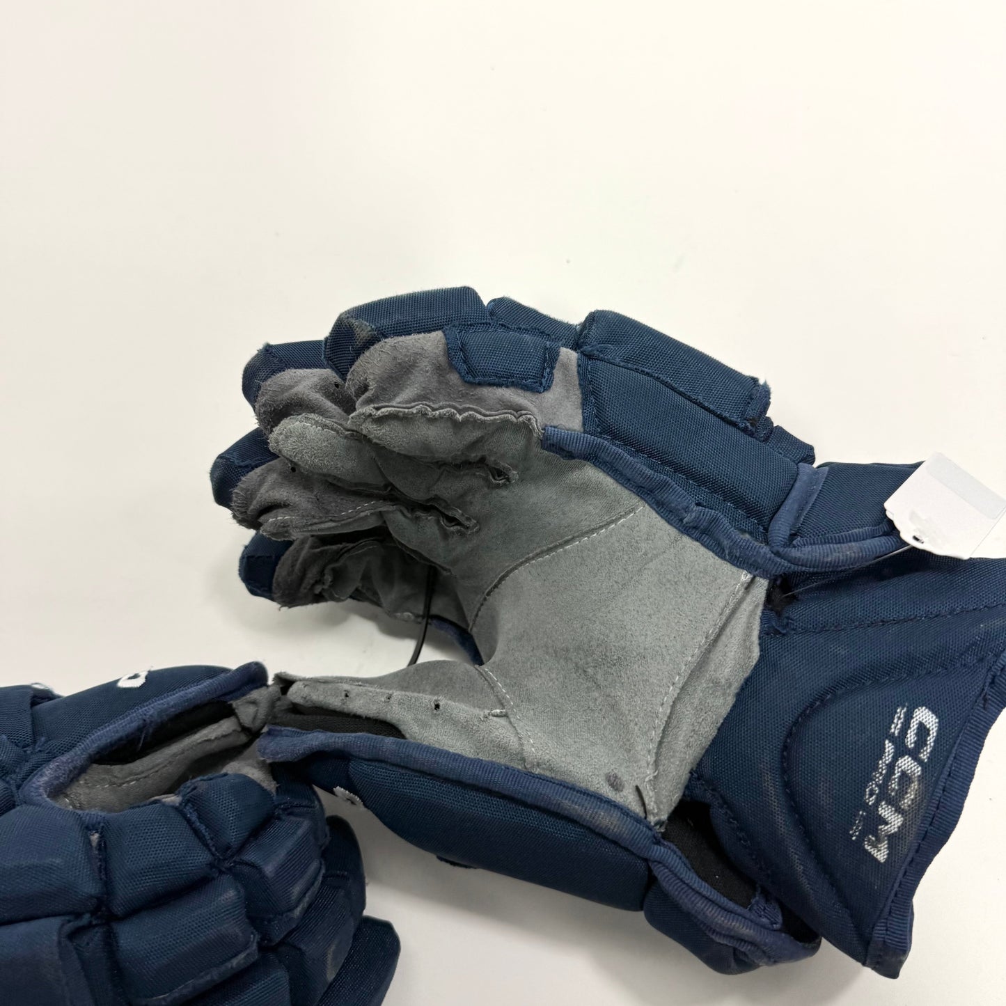 Used Navy CCM HG12 Gloves | 14" | #A57 - Top Flight Hockey